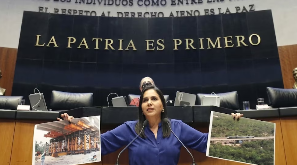 Senadora panista advierte riesgo de “catástrofe” en tramo Cancún–Tulum del Tren Maya