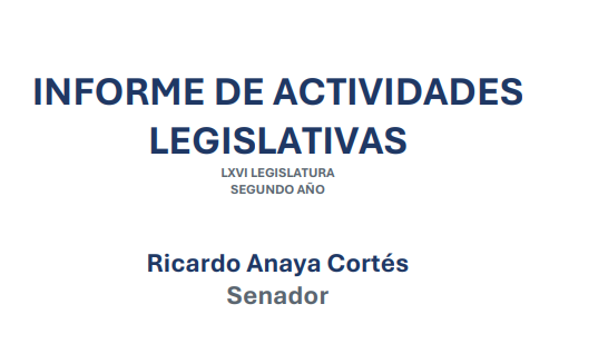 Segundo Informe de Actividades Legislativas