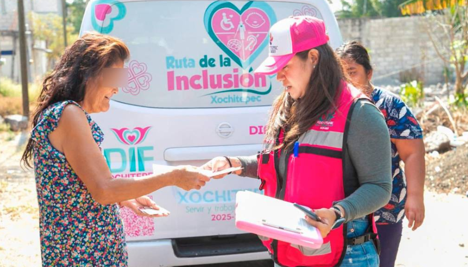 "Ruta de la Inclusión" lleva apoyos casa por casa a personas con discapacidad en Xochitepec