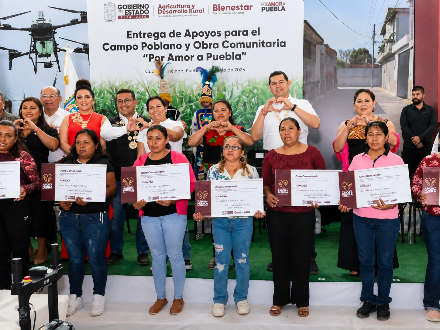 Gobierno del Estado atiende obras prioritarias en la Mixteca poblana