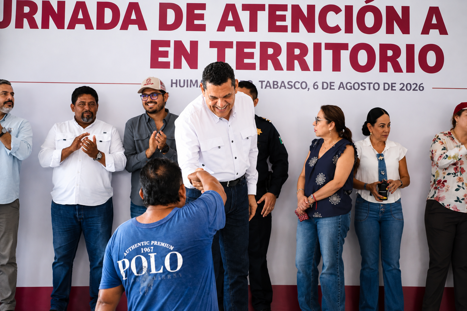 "Pueblo y gobierno avanzan en la transformación de Tabasco": Javier May; durante casi dos años se han ejecutado obras por más de 350 mdp en Huimanguillo