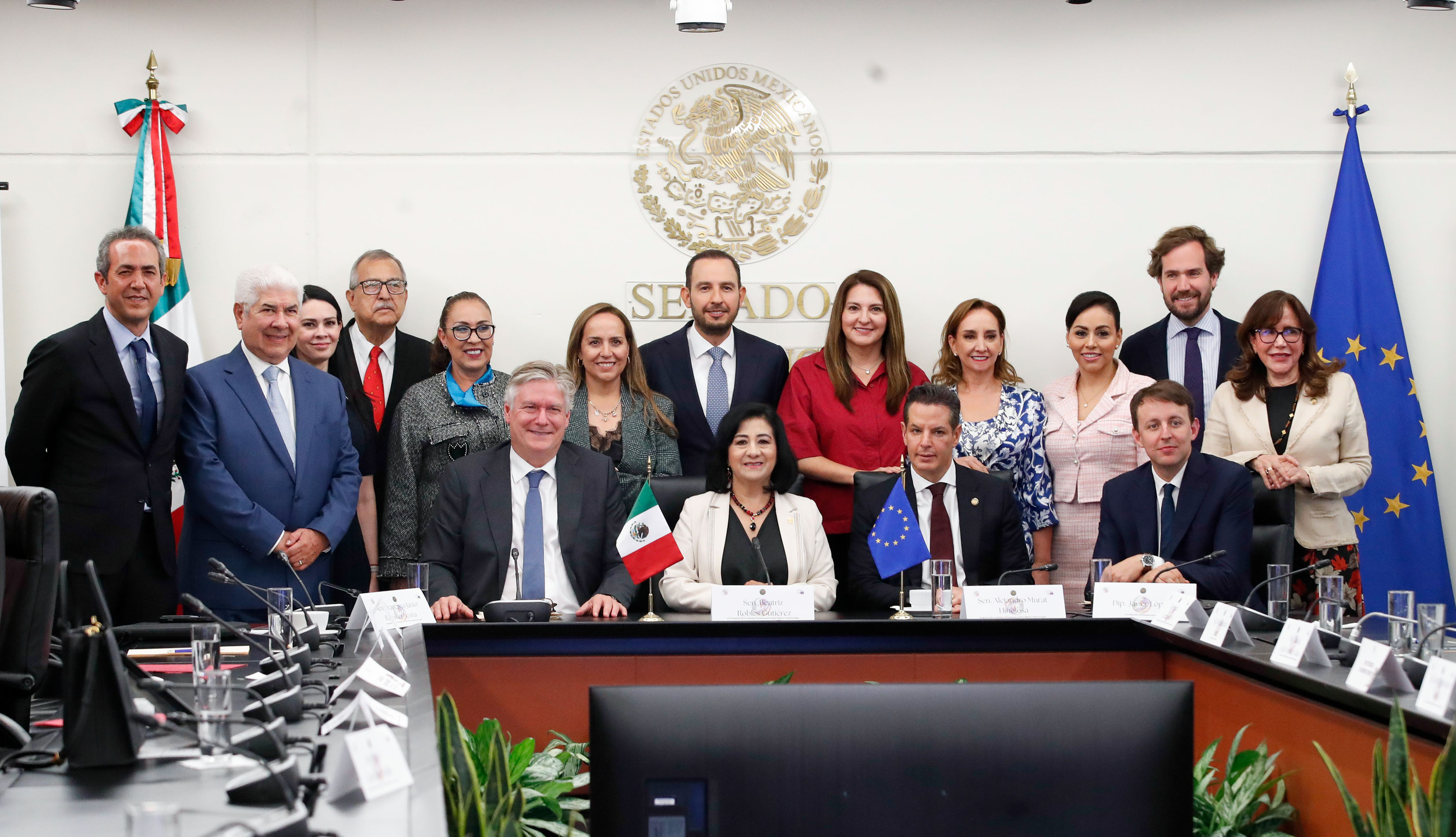 Comisión Parlamentaria Mixta México-UE se reúne en el Senado, en vísperas de la firma del Acuerdo Global