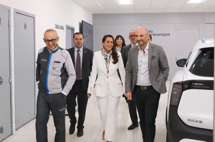 Aguascalientes fortalece alianza con Nissan; Tere Jiménez se reúne con su CEO global