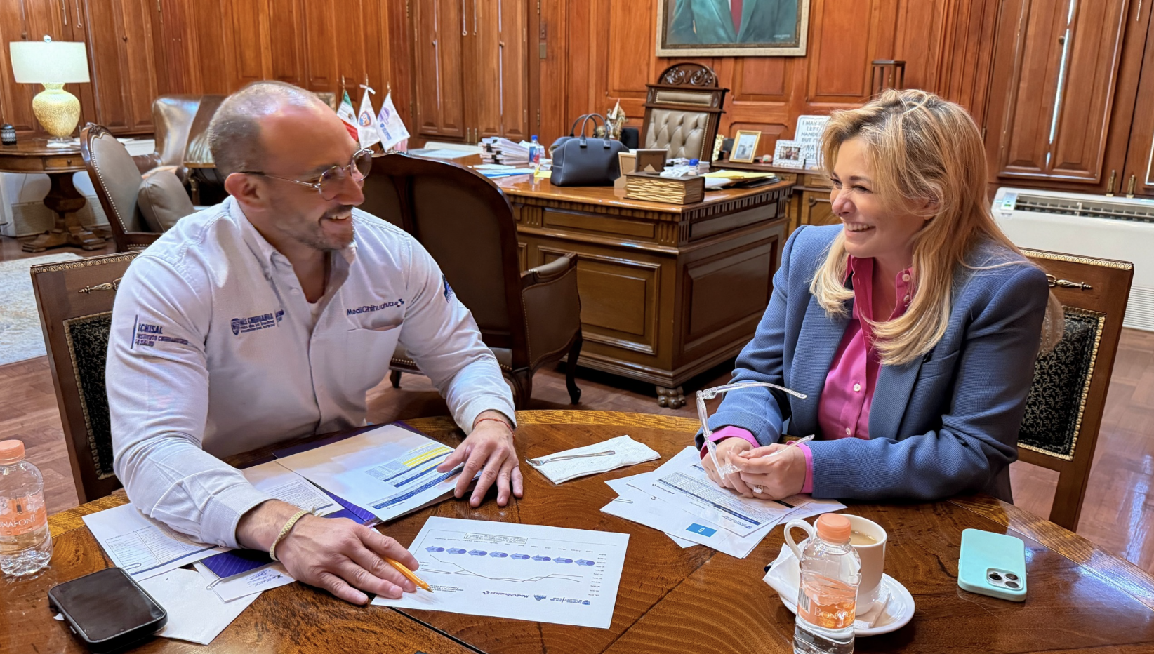 Maru Campos supervisa avances en materia de salud y cobertura de MediChihuahua