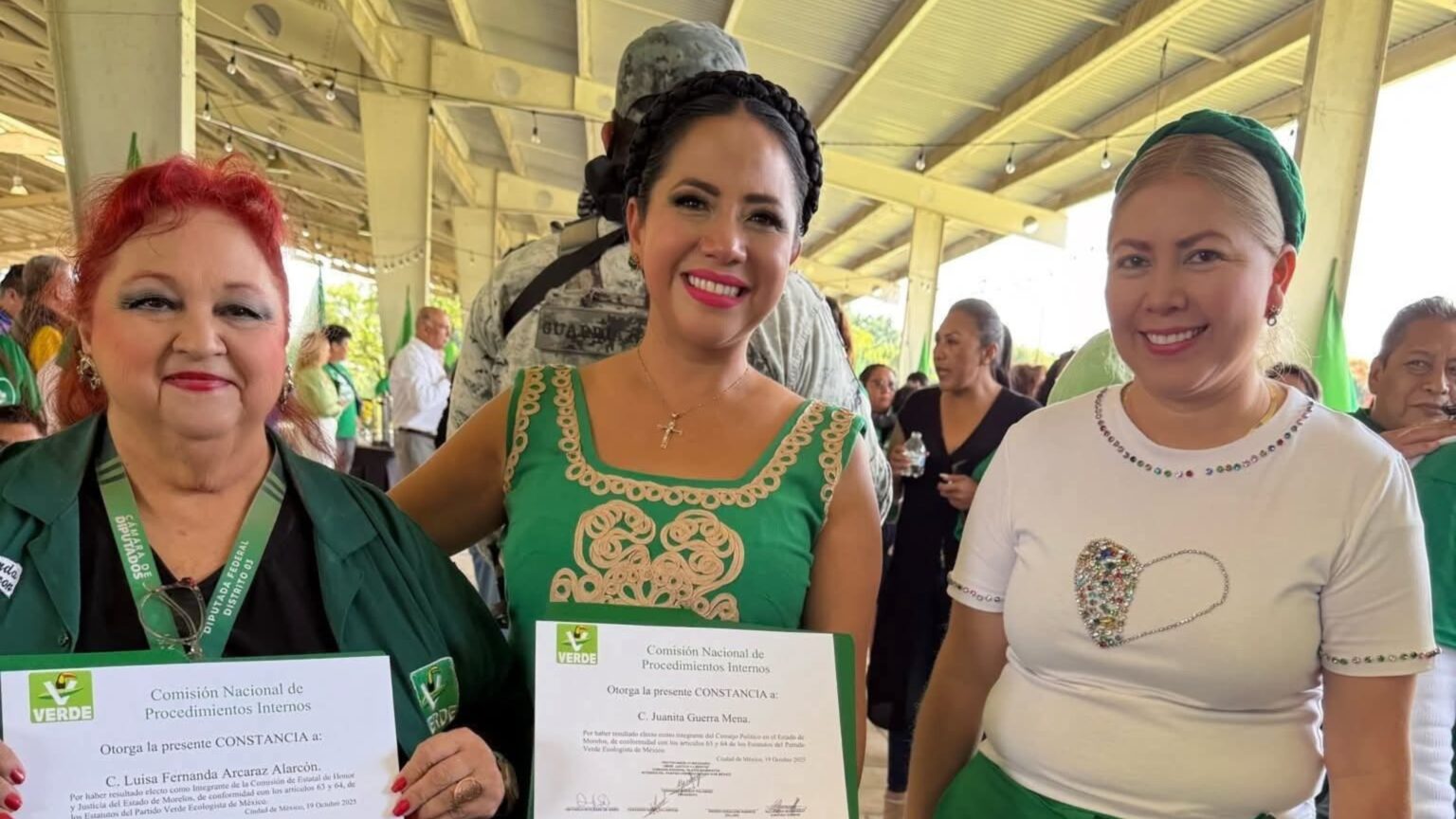 Designa Partido Verde a Juanita Guerra Mena como Secretaría General en Morelos