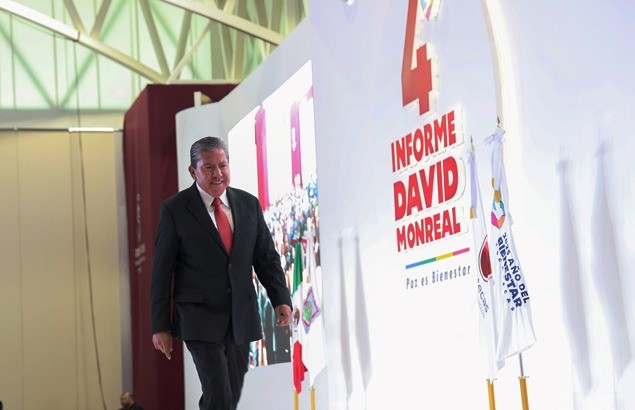 Rinde Gobernador David Monreal Cuarto Informe de Resultados con Seguridad para la transformación de Zacatecas