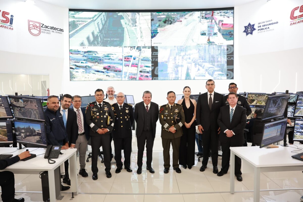 La seguridad llegó para quedarse en Zacatecas: Gobernador David Monreal al inaugurar auditorio del C5i