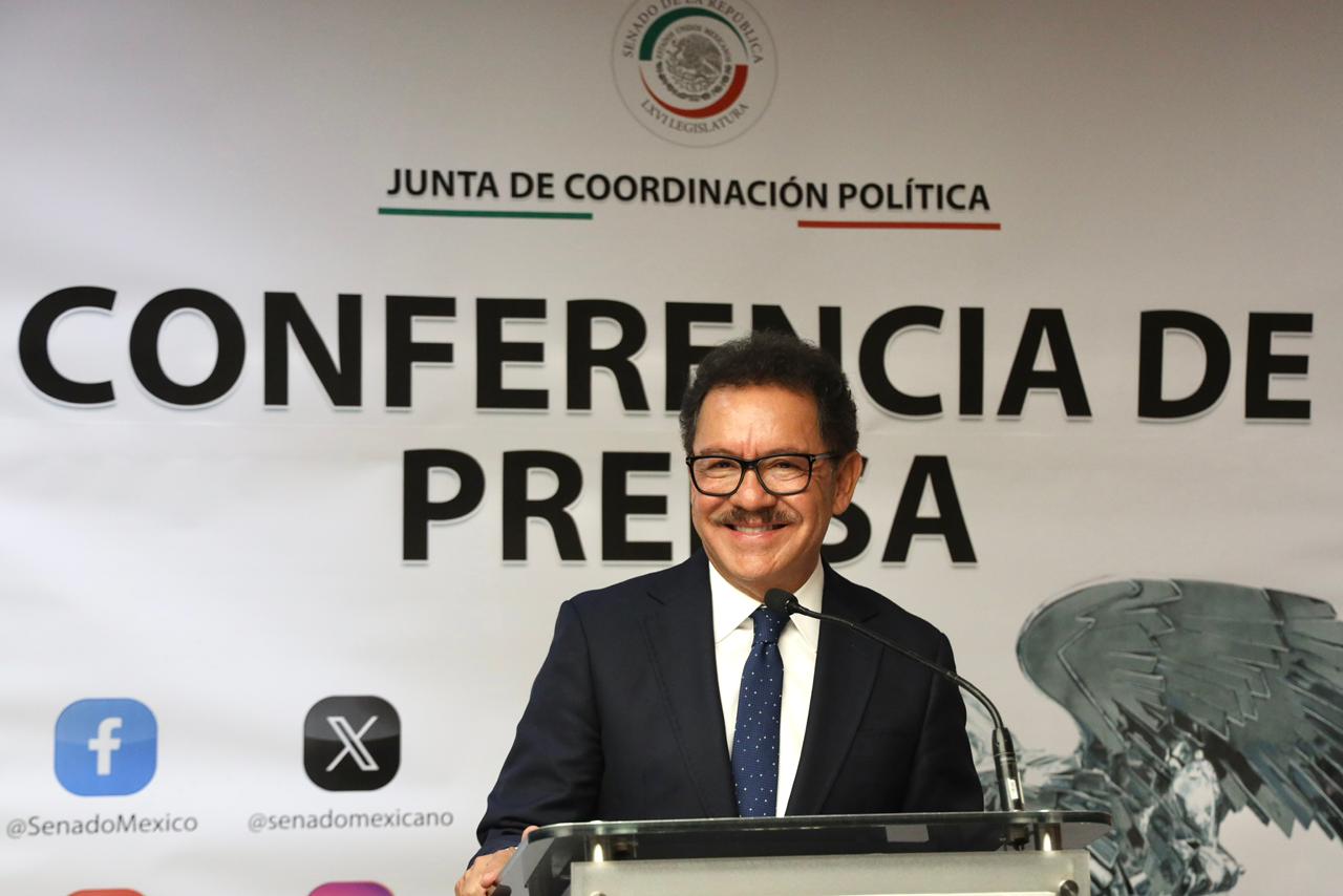 Conferencia de prensa del senador Ignacio Mier Velazco