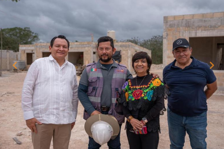 Supervisan Gobernador Joaquín Díaz Mena y titular de la Sedatu avances del Programa de Vivienda para el Bienestar