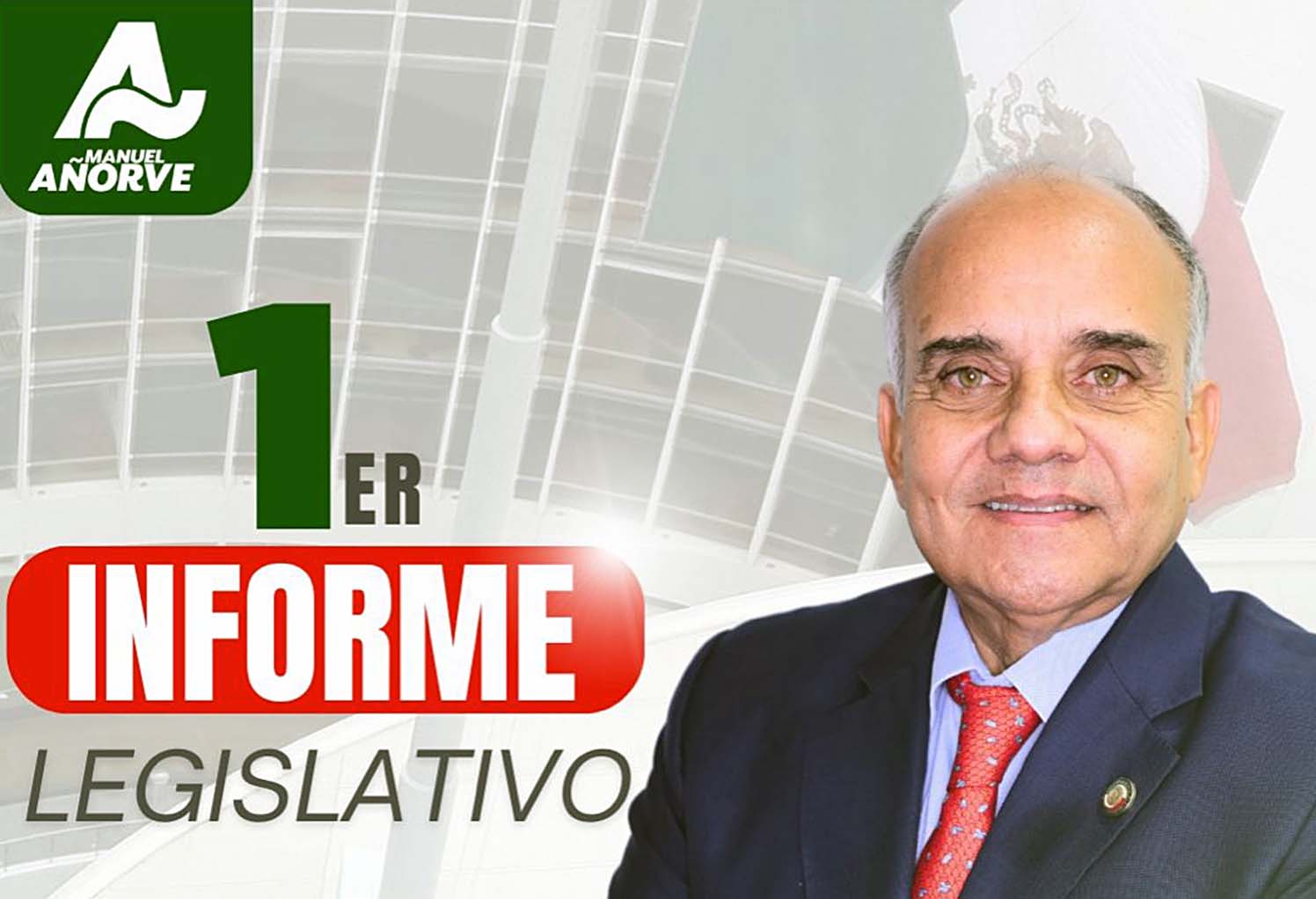 Rinde senador Manuel Añorve Baños su 1er. Informe de Labores Legislativas