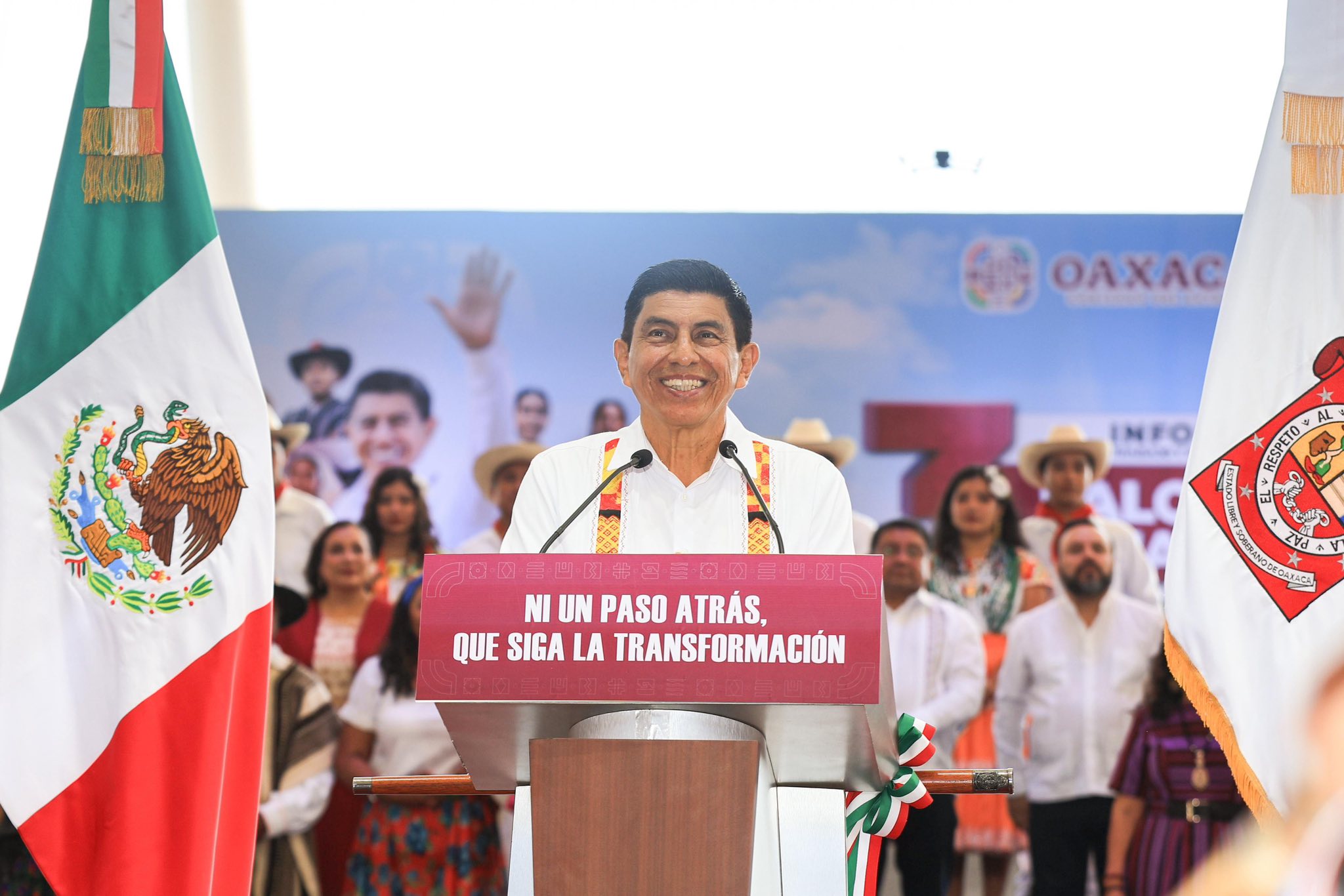 Tercer Informe de Trabajo y Resultados del Gobernador Salomón Jara Cruz