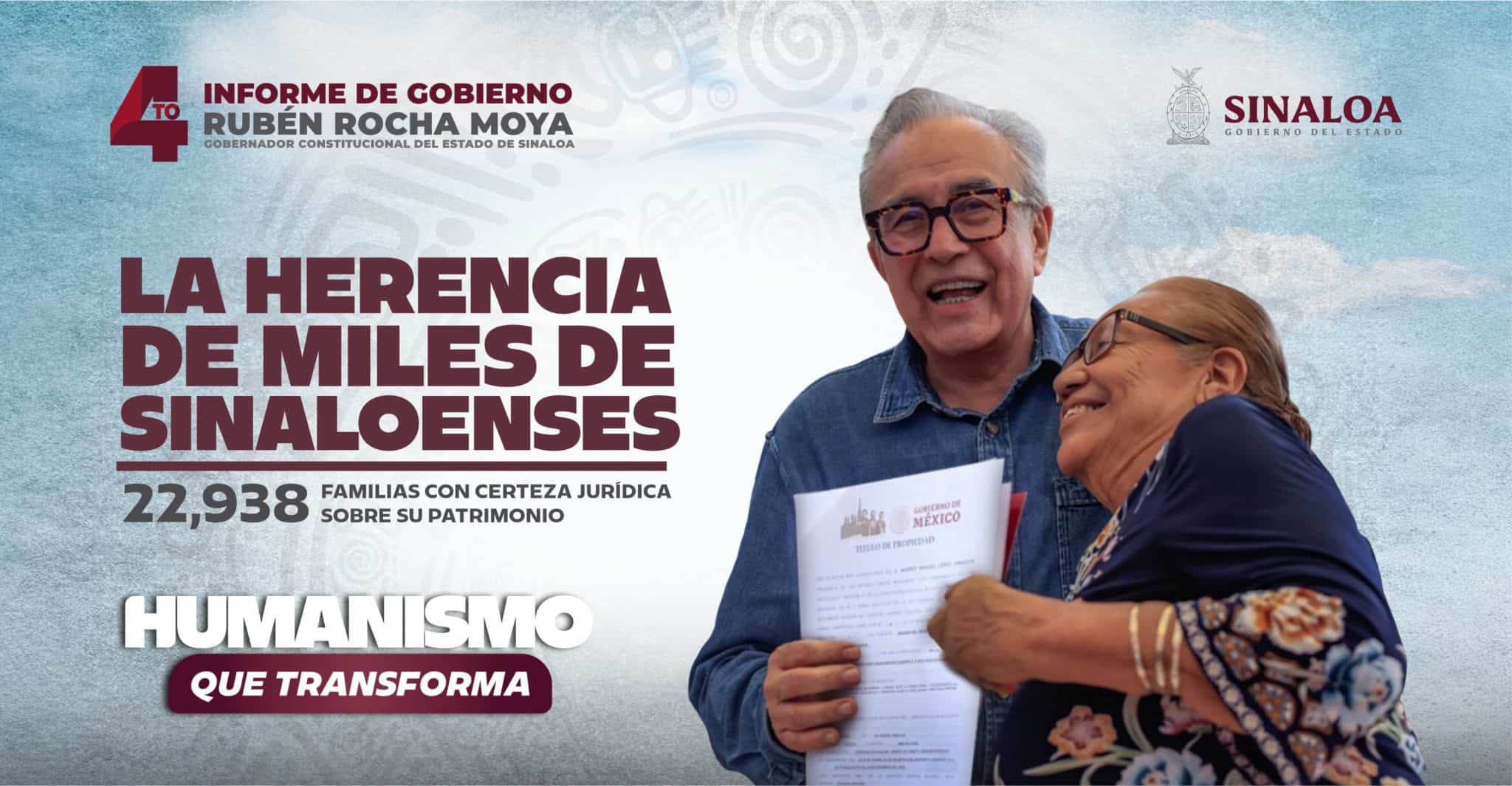 Destaca Gobernador Rocha el humanismo transformador en beneficio de las y los sinaloenses